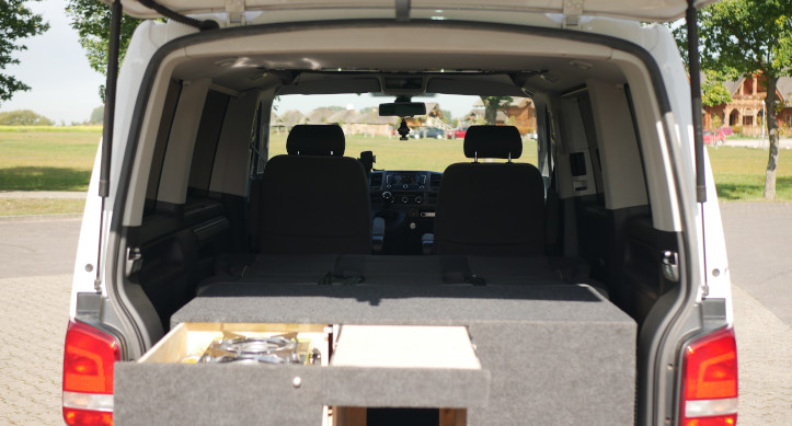 VW T6 zabudowa kamper vanów plus box
